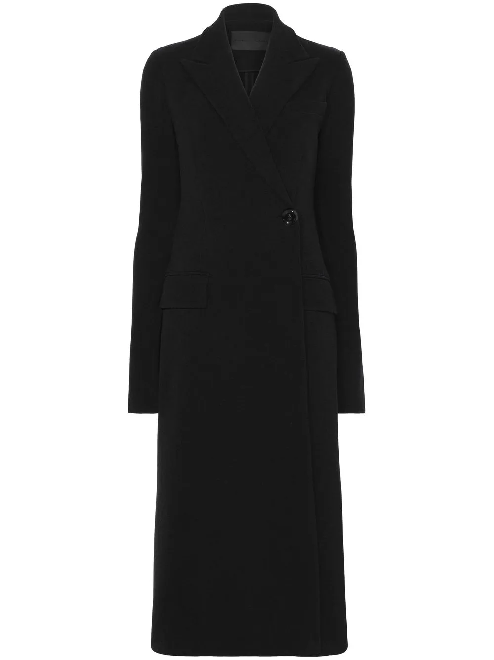 

Proenza Schouler Bi-Stretch wrap coat - Black