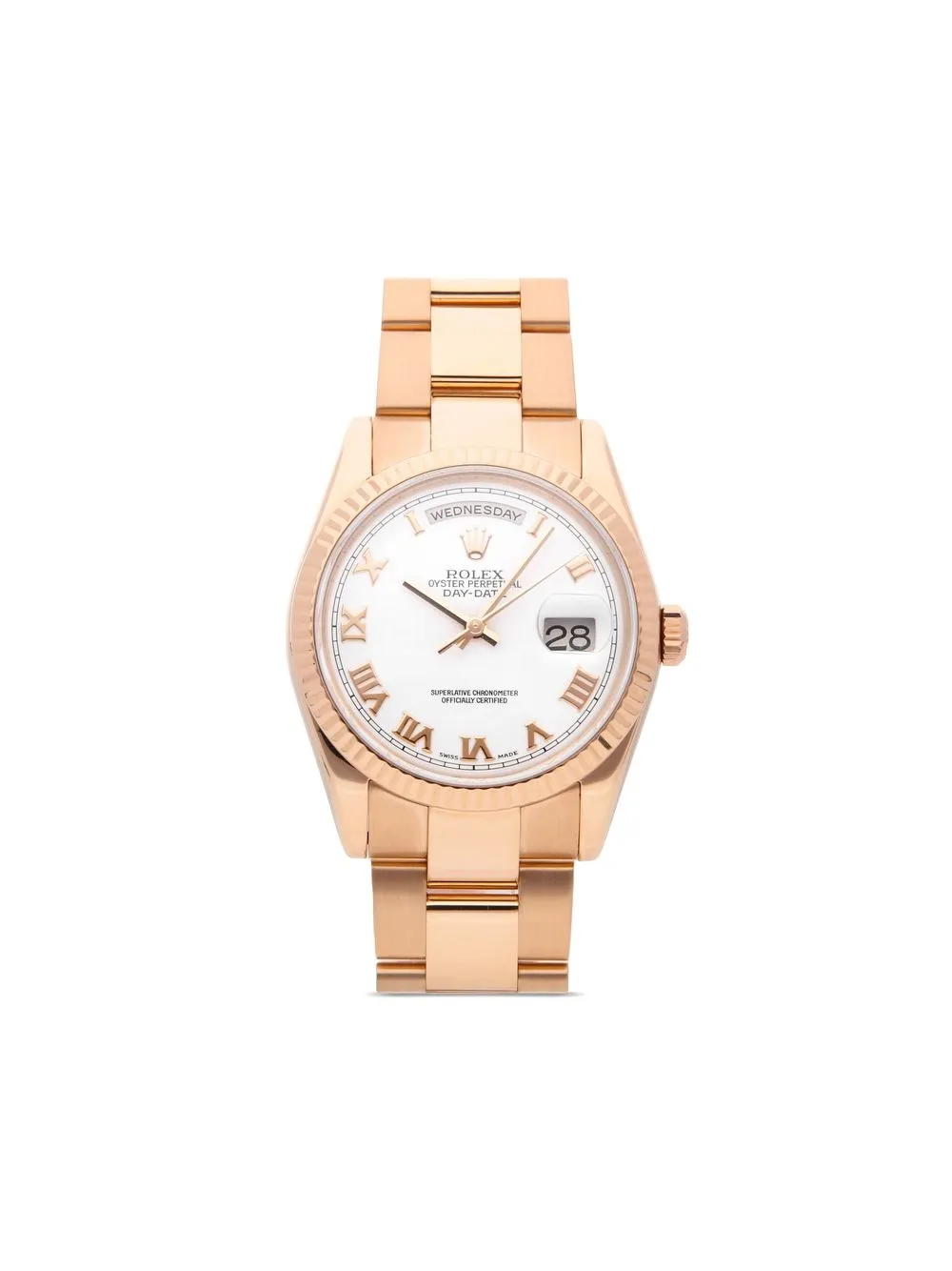 

Rolex reloj Day-Date de 36mm pre-owned - Blanco