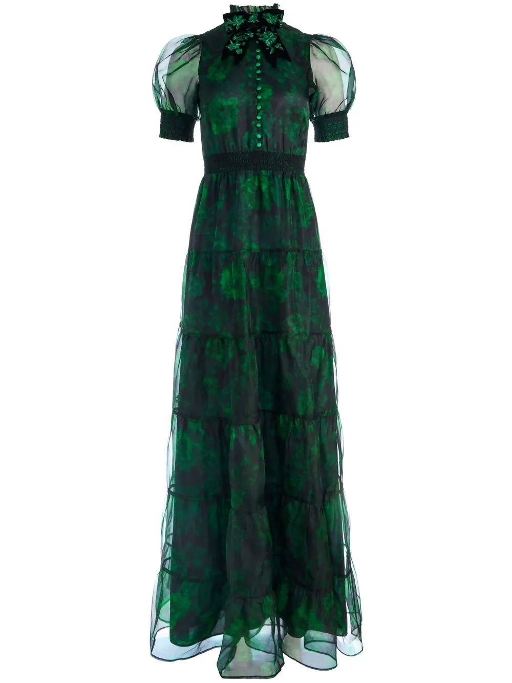 

Alice+Olivia vestido Coletta con estampado floral - Verde