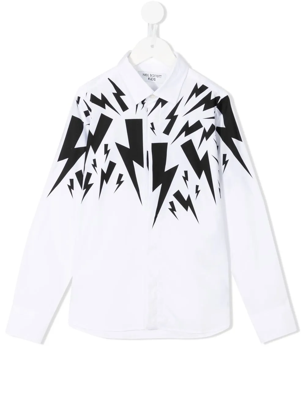 

Neil Barrett Kids playera con estampado de rayo - Blanco