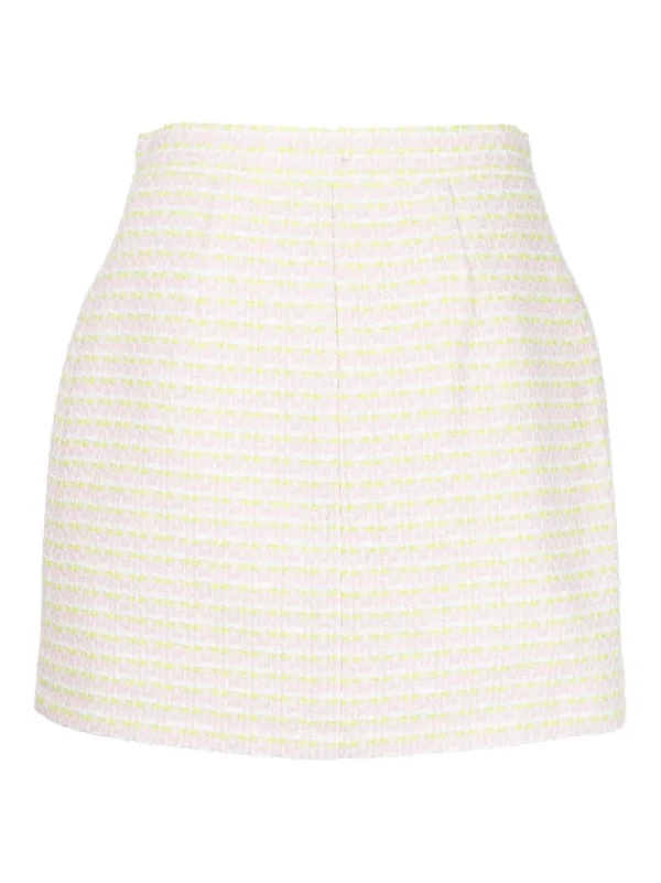 pushBUTTON button-up Mini Skirt | Pink | FARFETCH
