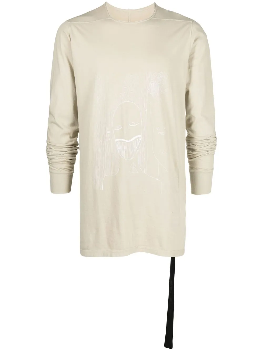 

Rick Owens DRKSHDW playera con estampado gráfico - Neutro