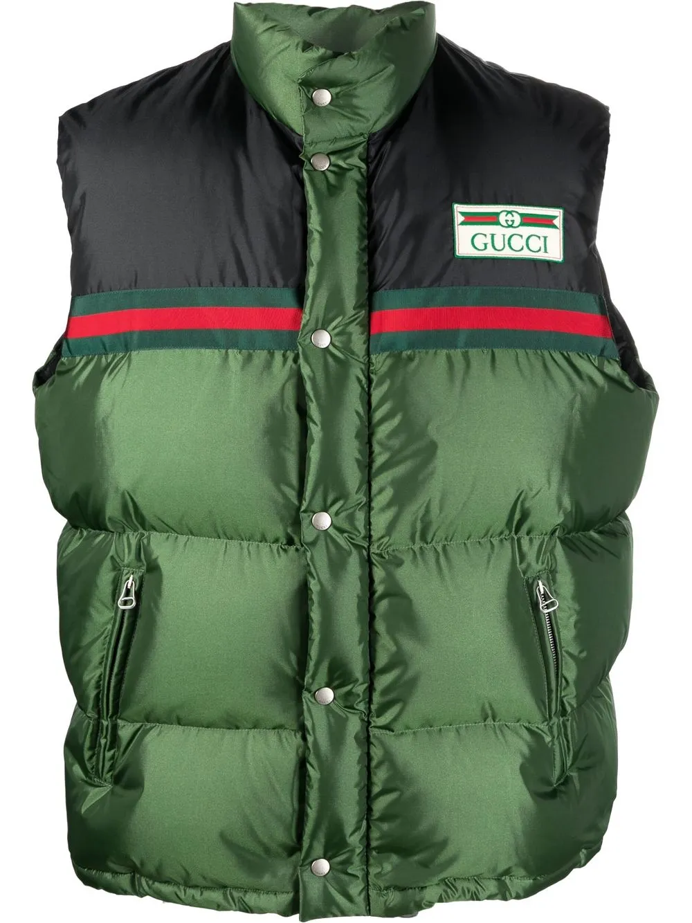 Gucci Bodywarmer Met streep Farfetch