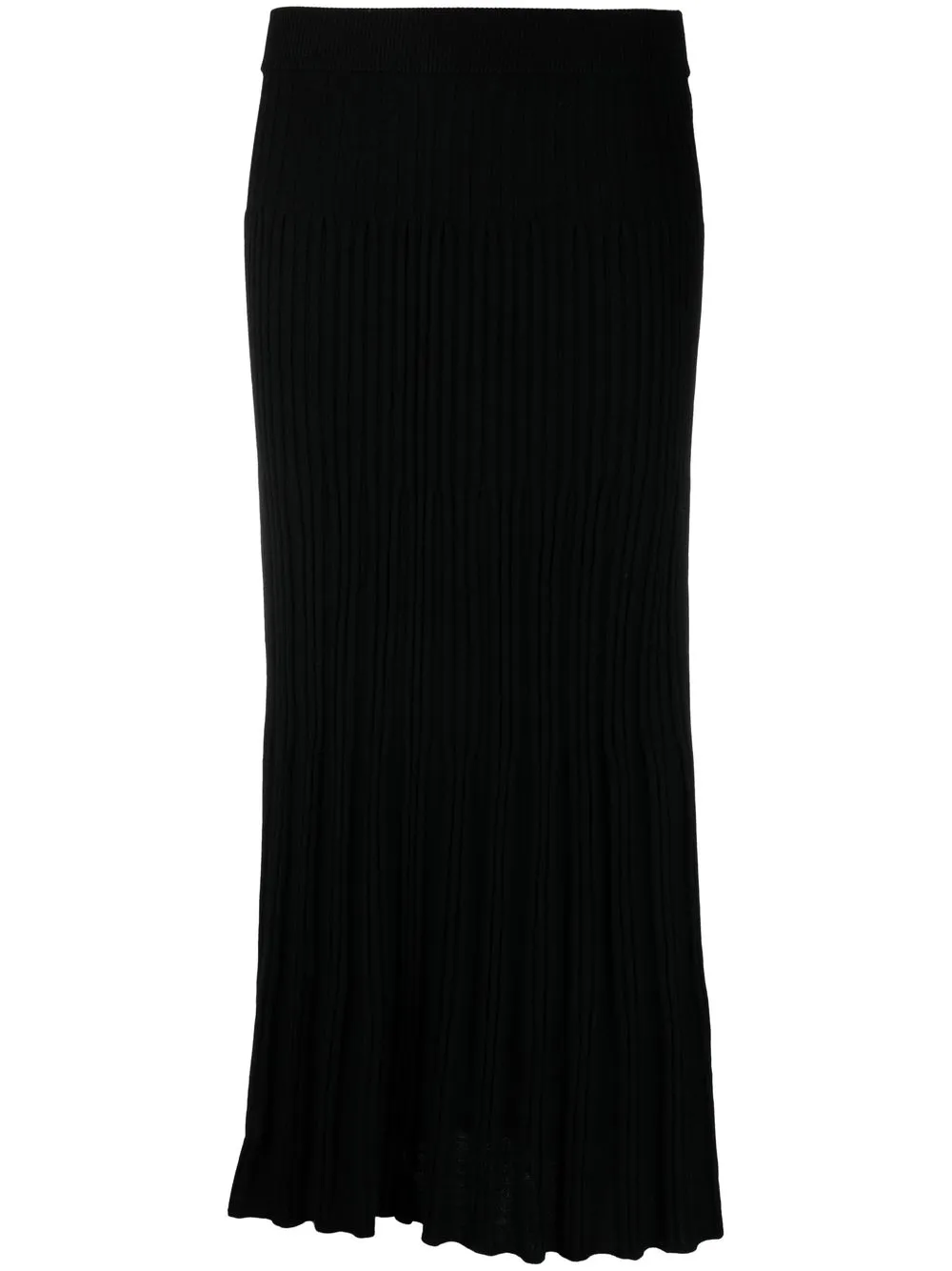 

JOSEPH merino wool high-waisted skirt - Black