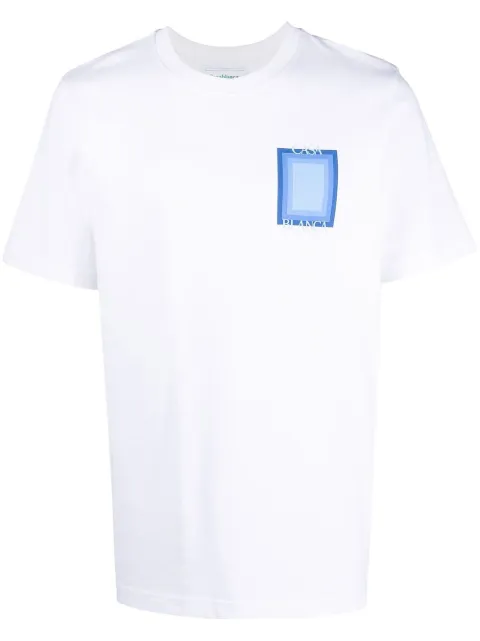 Casablanca تيشيرت 'ديغرادي' بطبعة شعار الماركة