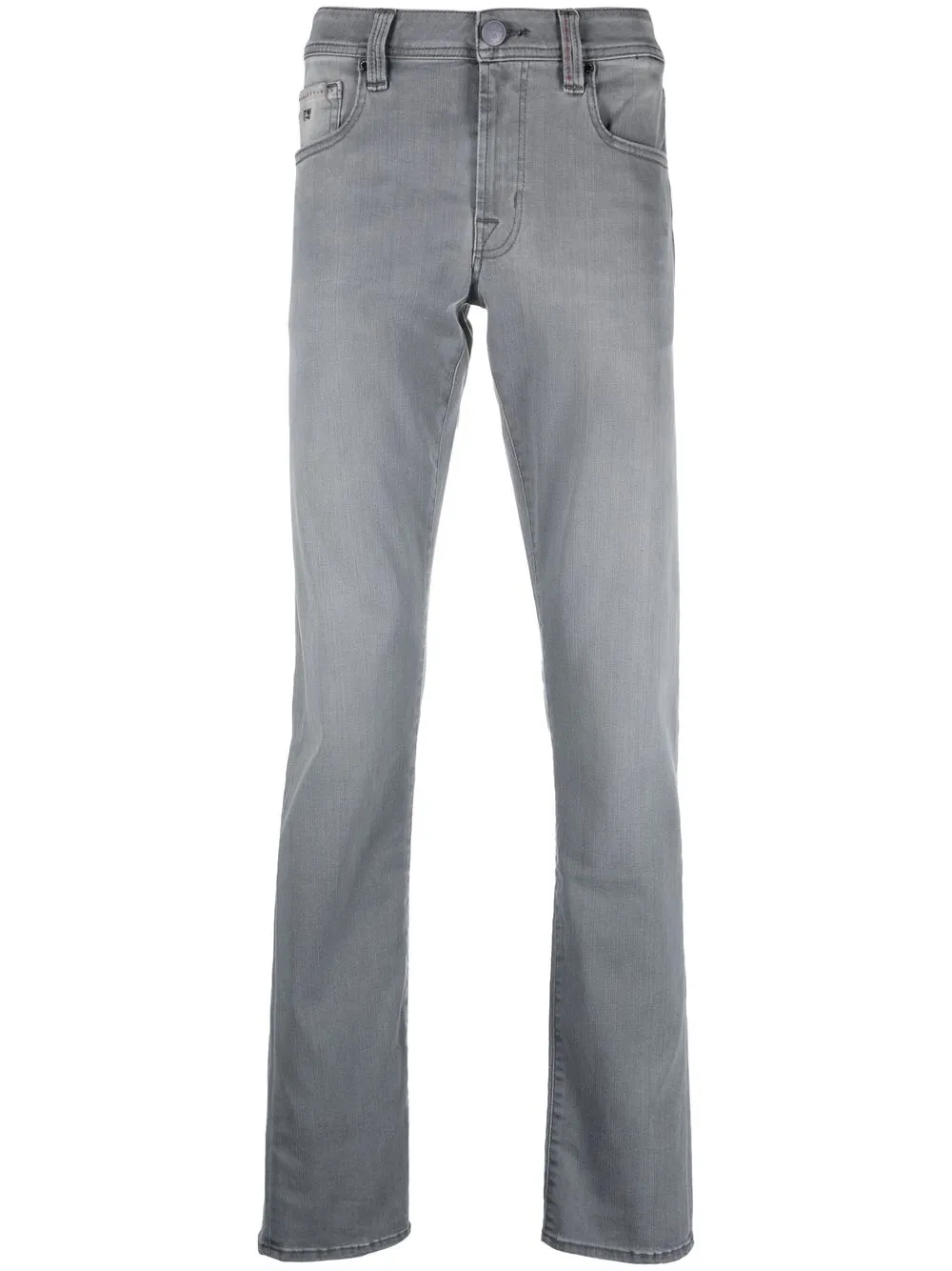 

Sartoria Tramarossa jeans rectos con bolsillos - Gris