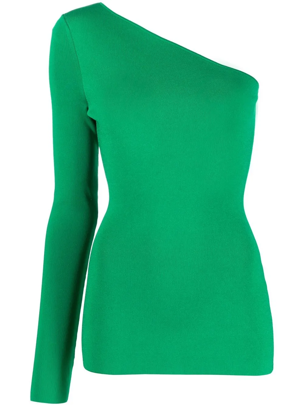 

Victoria Beckham top largo con hombro descubierto - Verde