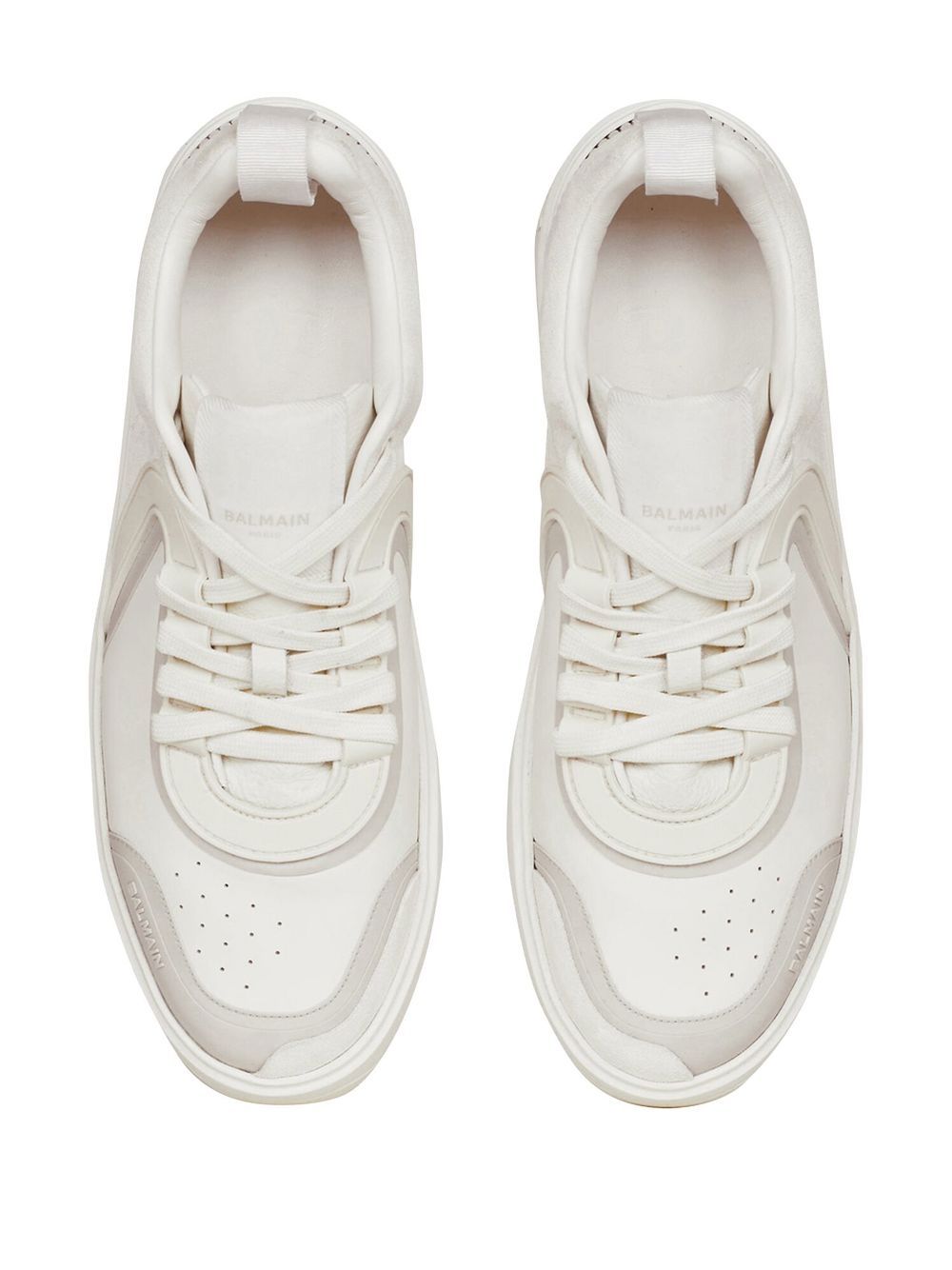 Balmain B-Skate Panelled Low-top Sneakers - Farfetch