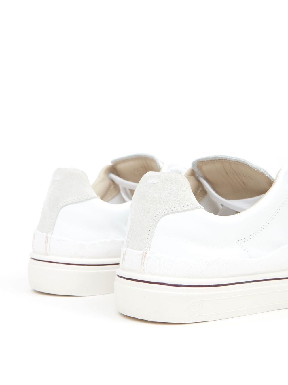 Shop Maison Margiela New Evolution Low-top Sneakers In White