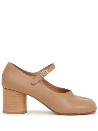 Maison Margiela / Tabi タビ maryjane /ベージュ Maison Margiela Sun-Bleached Leather Tabi Mary Jane Shoes