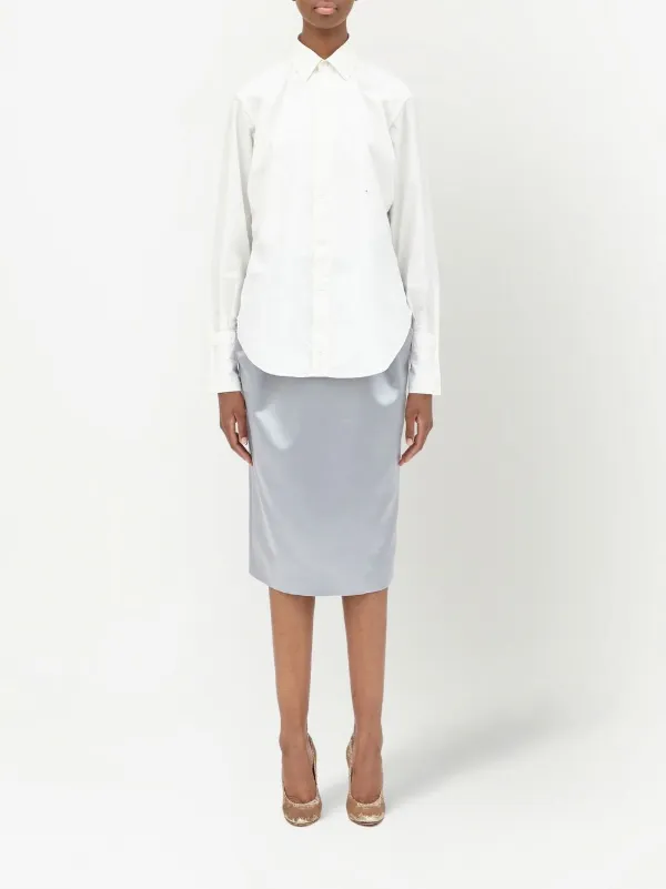 Maison Margiela Cotton Poplin Shirt | White | FARFETCH