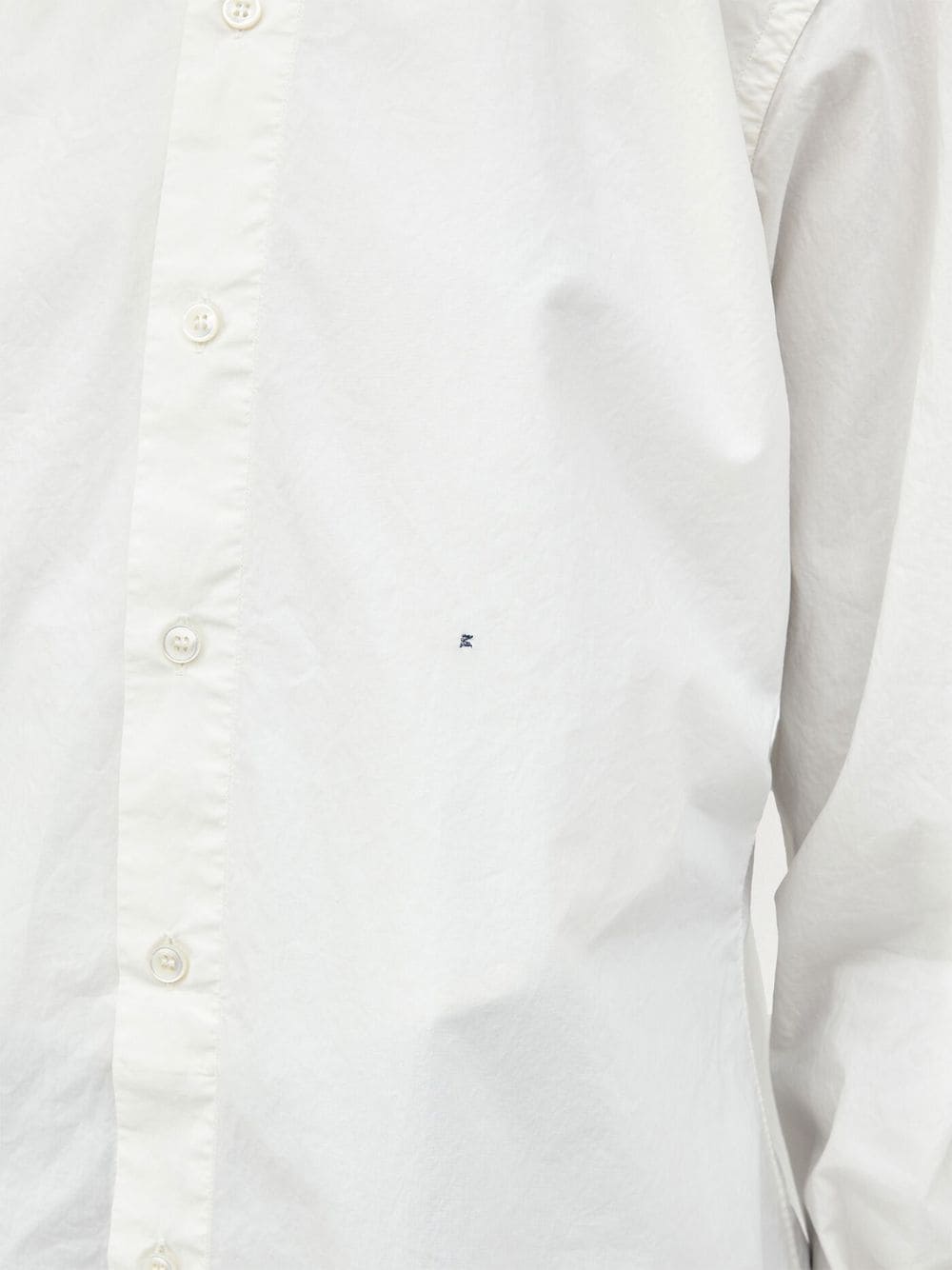 Shop Maison Margiela Cotton Poplin Shirt In White