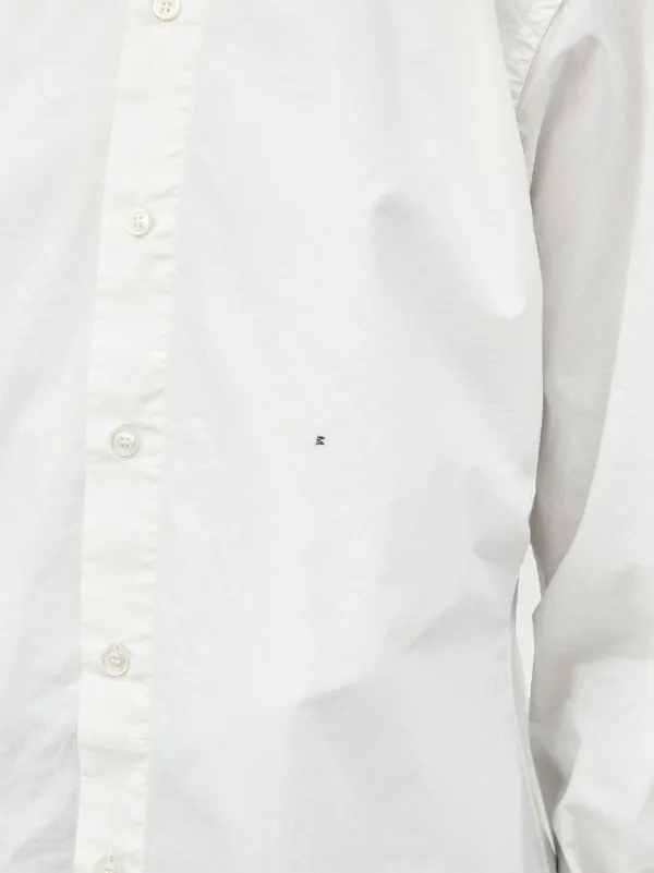 Maison Margiela Cotton Poplin Shirt | White | FARFETCH CA