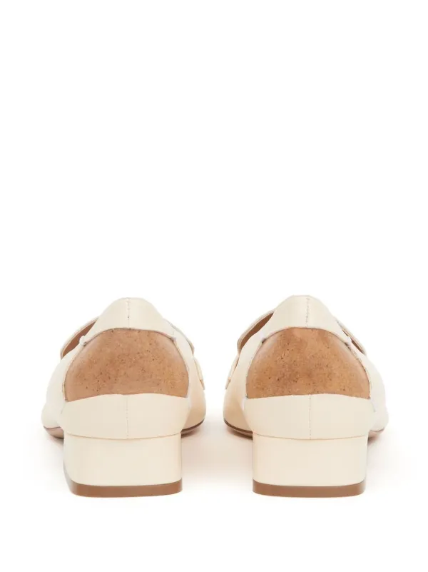 Maison Margiela Four Stitches Decortiqué Loafers | White | FARFETCH