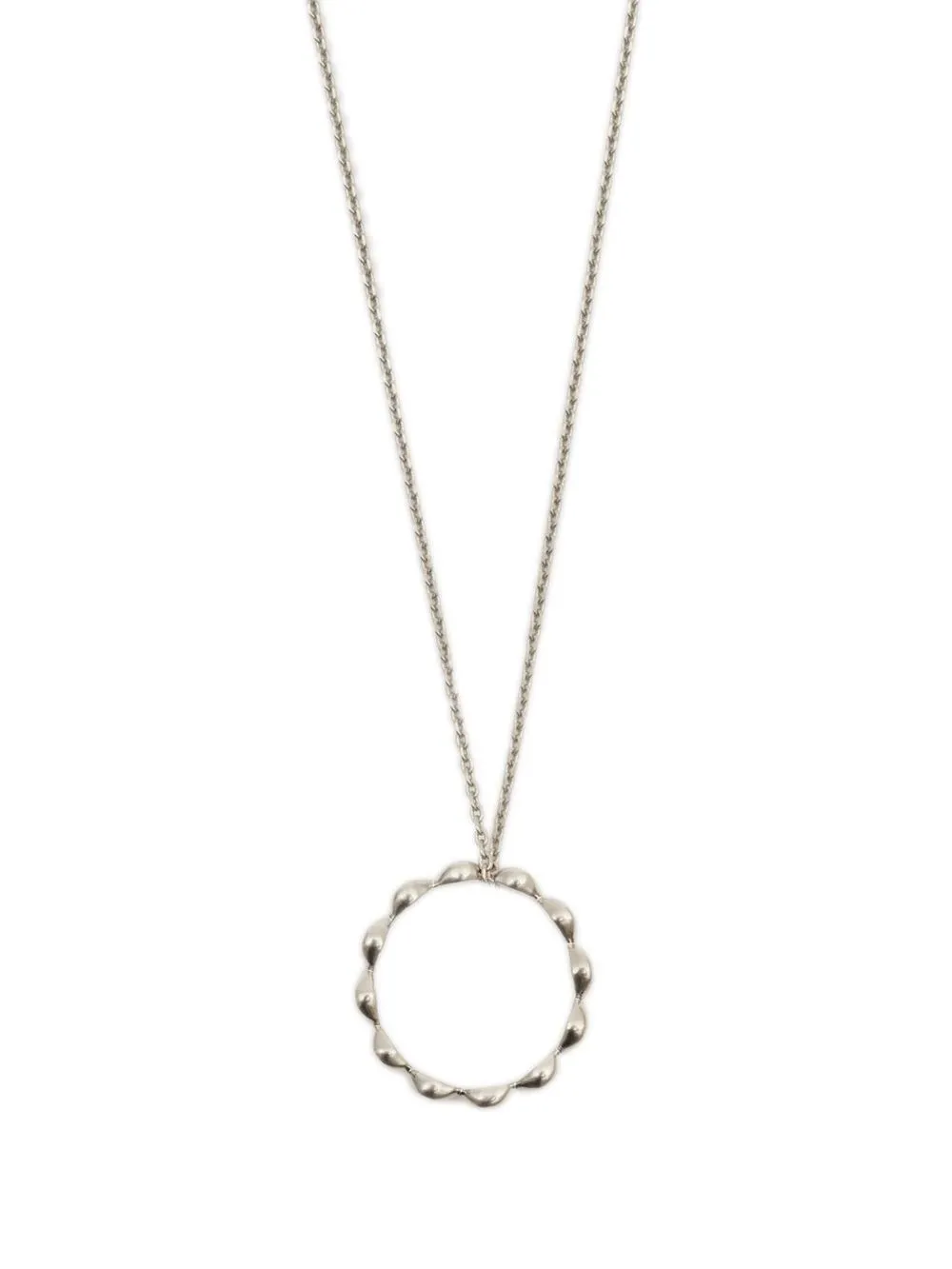 

Maison Margiela circular pendant necklace - Silver