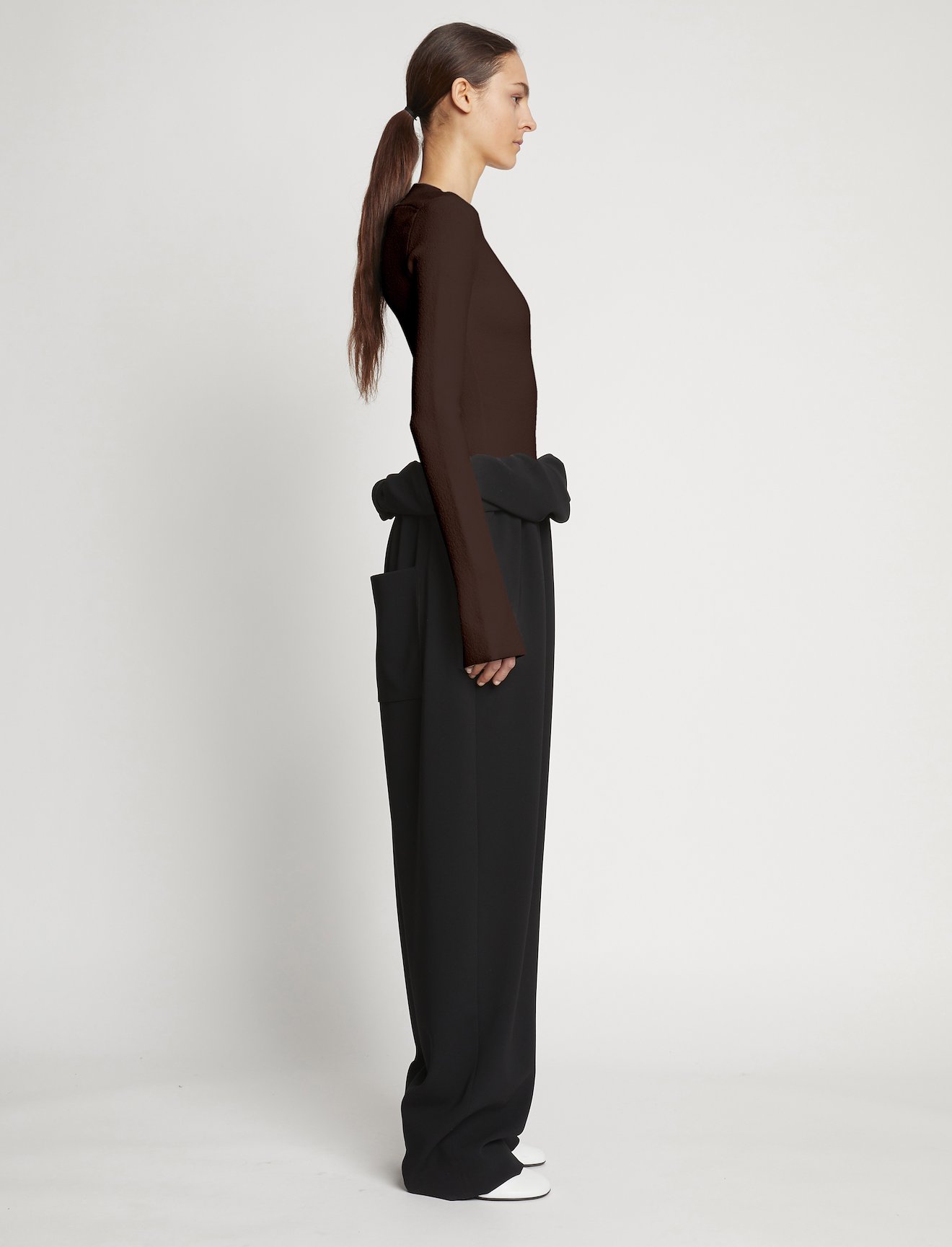 Textured Viscose Knit Sweater #2