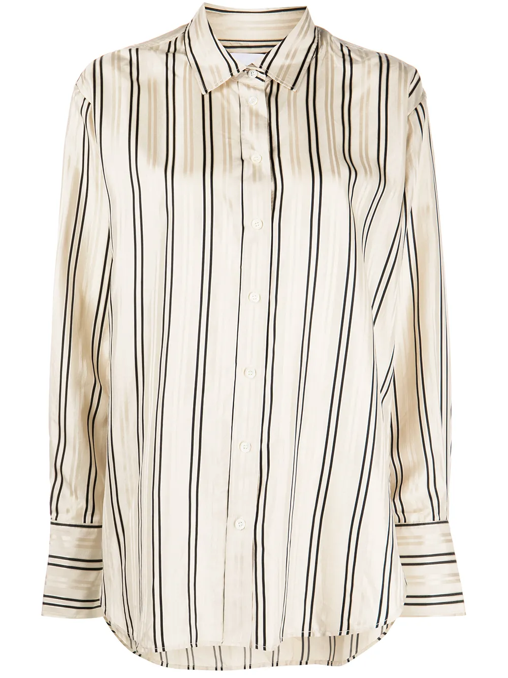 

FRAME striped long-sleeve shirt - Neutrals