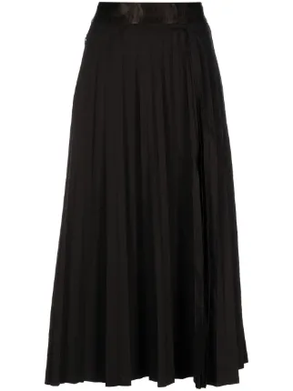 FRAME Pleated Wrap Skirt - Farfetch