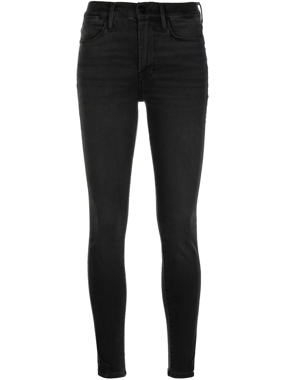 

FRAME high-rise skinny jeans - Black