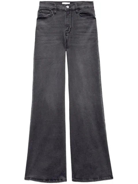 FRAME Le Pixie high-rise wide-leg jeans 