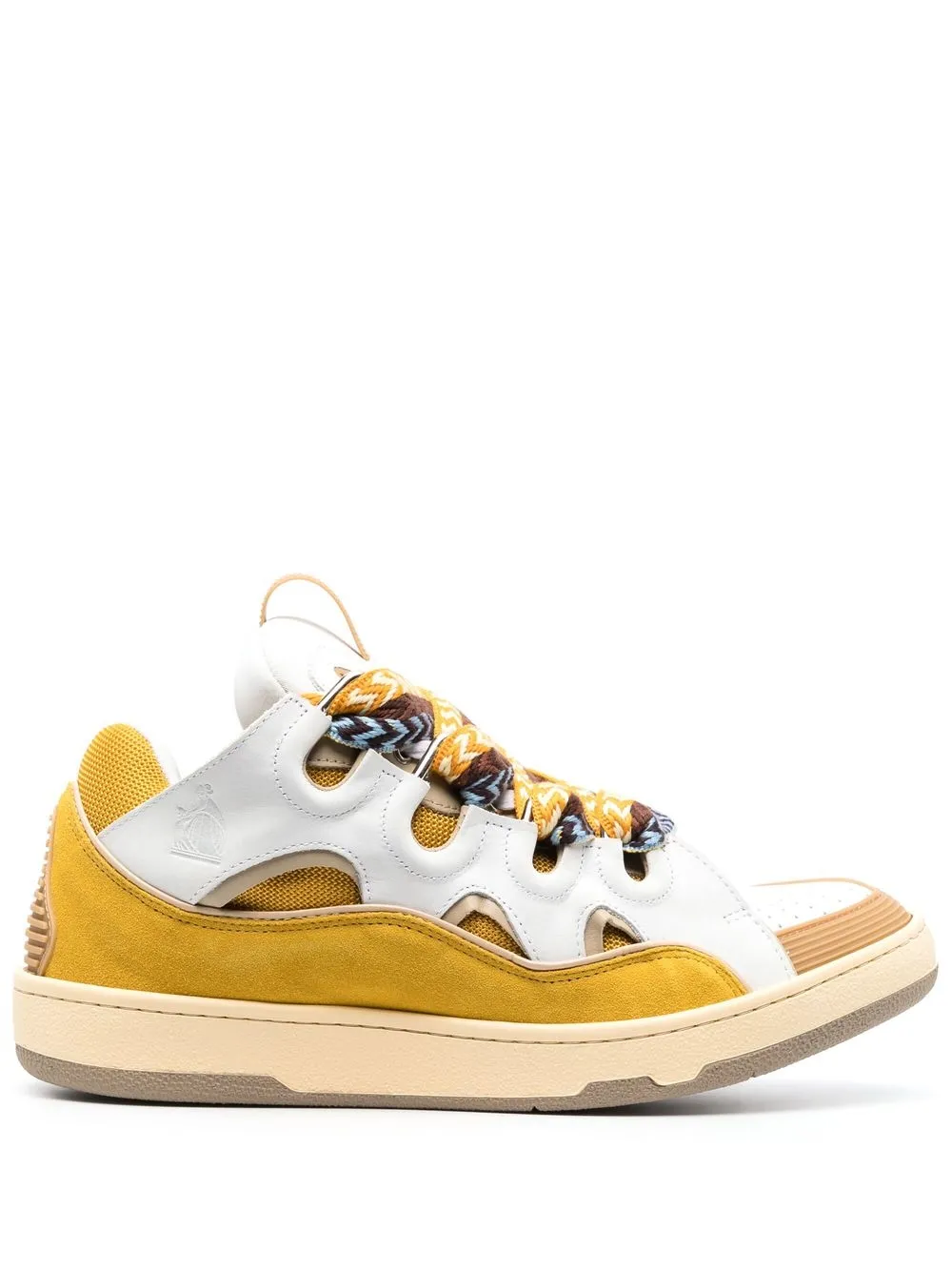 

Lanvin Curb two-tone sneakers - White