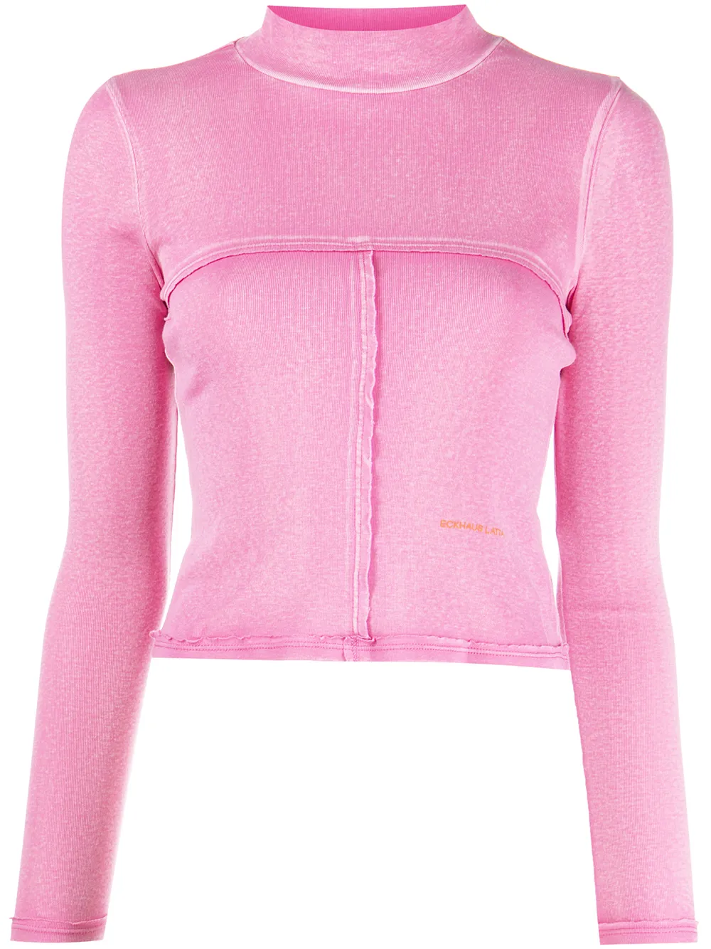 

Eckhaus Latta top Lapped Baby - Rosado