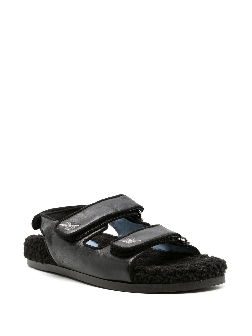 Blue Bird Shoes Sandalen met klittenband - Zwart