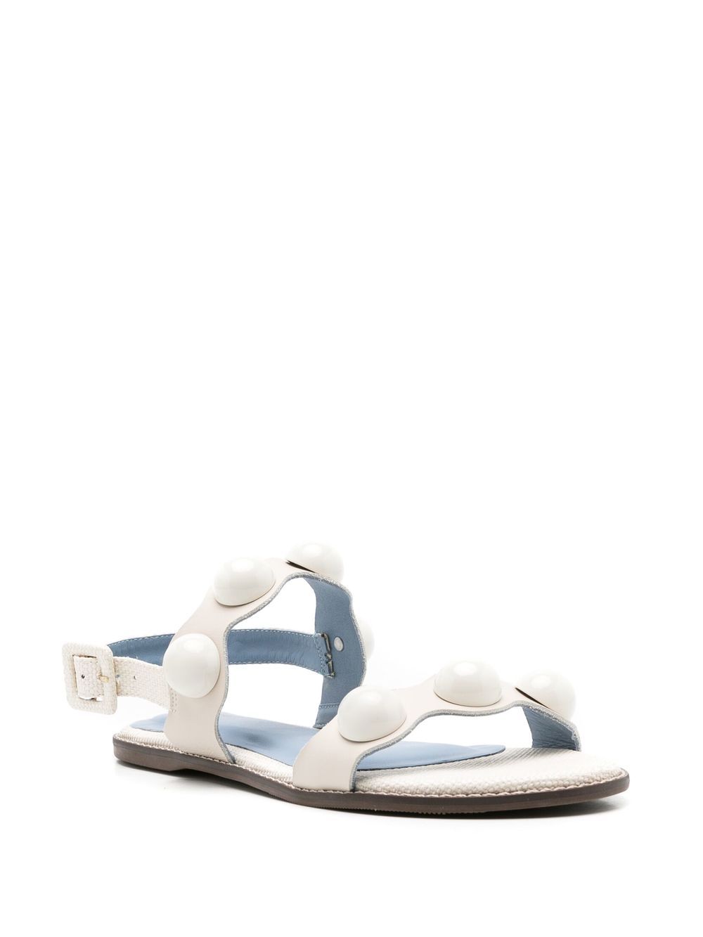Blue Bird Shoes Leren sandalen - Wit