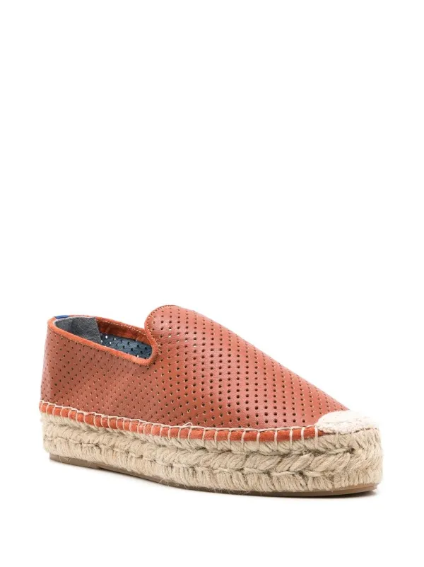 Woven leather sale espadrilles