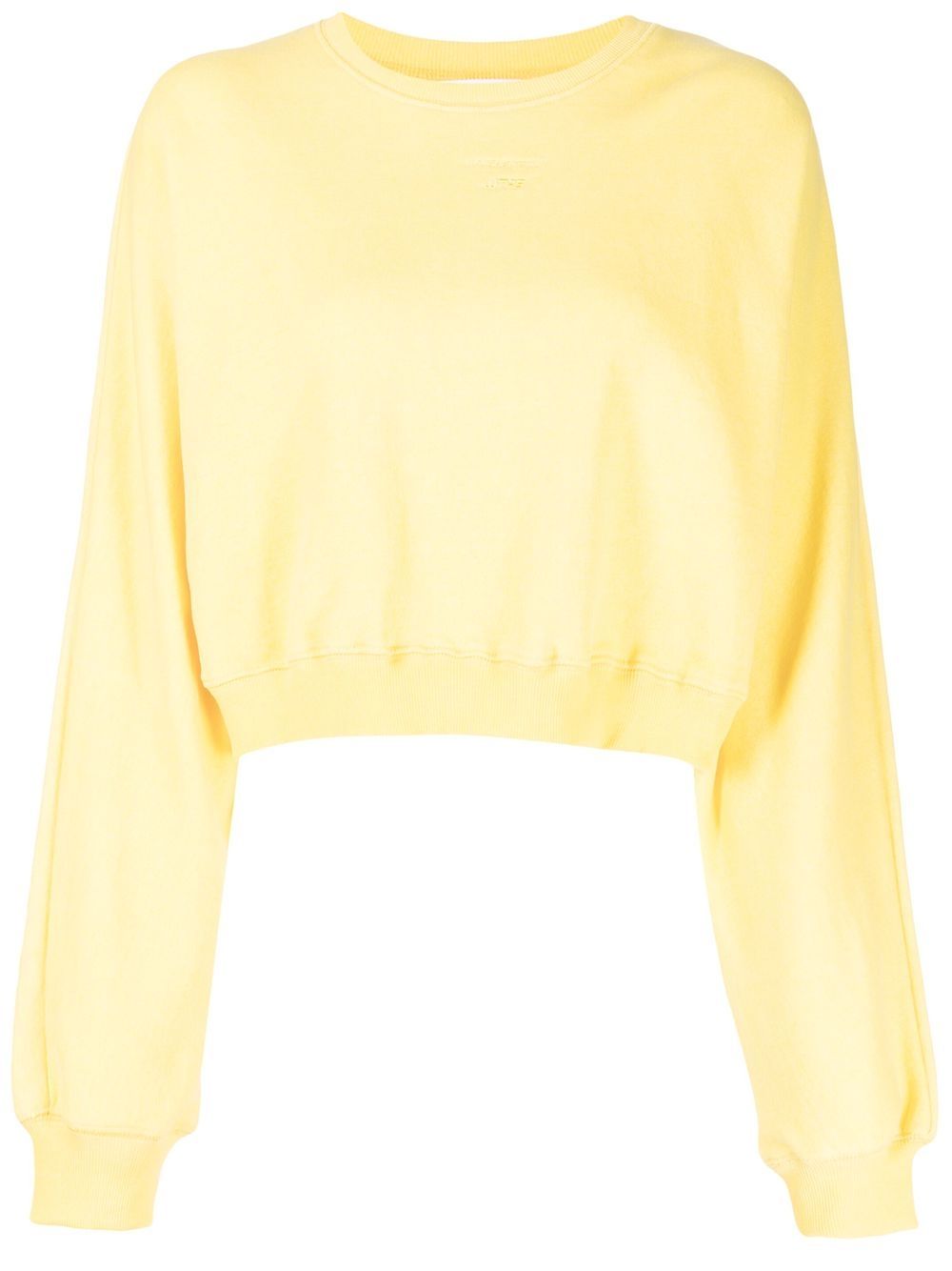 

pushBUTTON sudadera con cuello redondo y logo - Amarillo