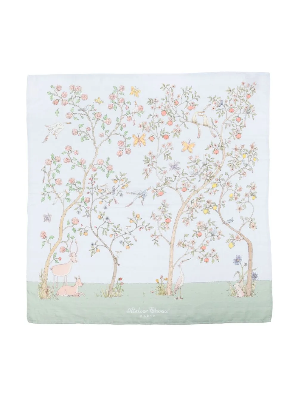 

Atelier Choux In Bloom light blanket - Blue