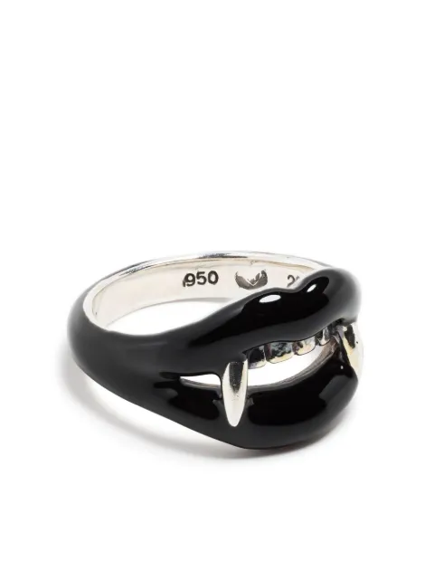 Yohji Yamamoto Vampire Fang silver-plated ring 