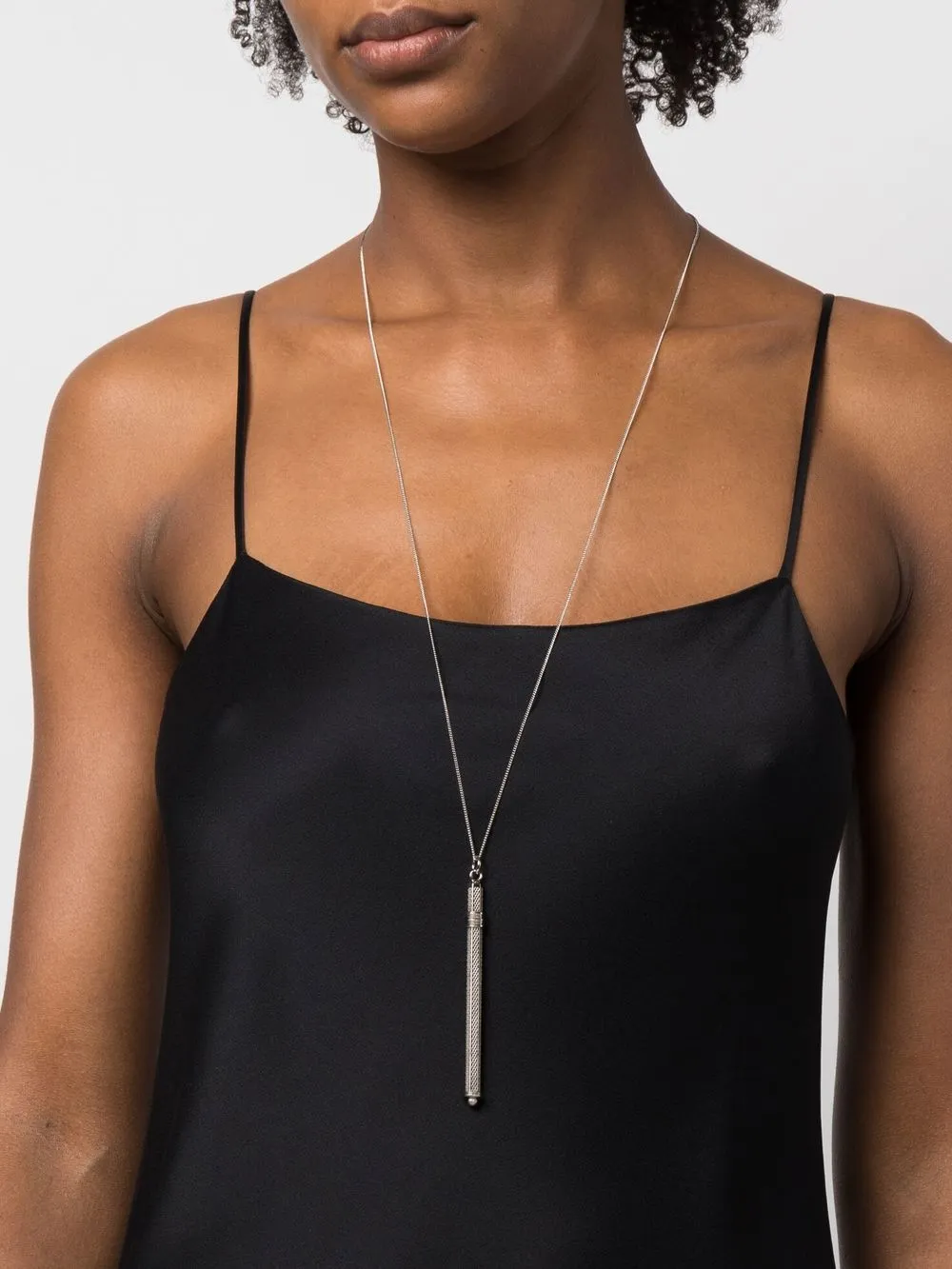 Saint Laurent Lange halsketting - Goud