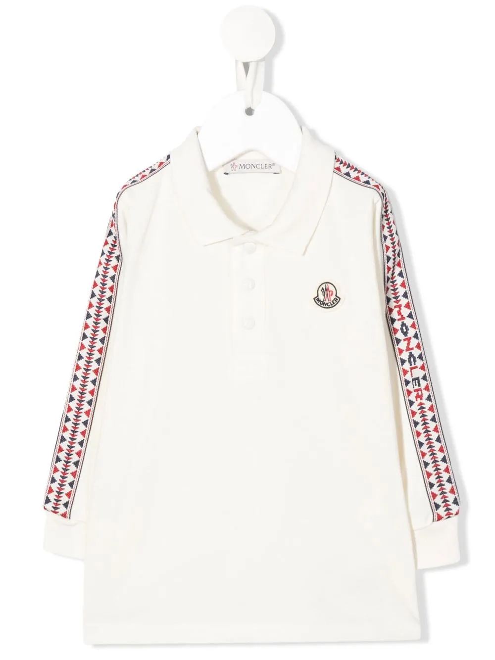 

Moncler Enfant logo-patch polo shirt - 034WHITE