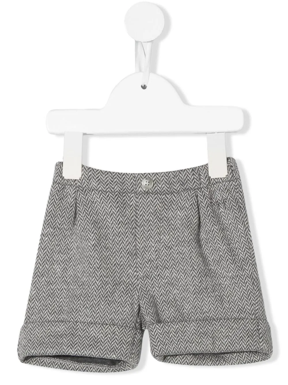 

Il Gufo shorts deportivos de tejido chevron - Gris