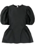 Cecilie Bahnsen puff-sleeve peplum blouse - Black
