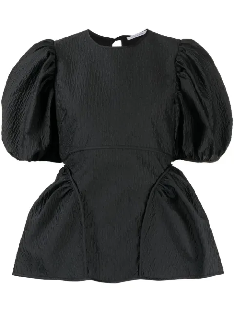 Cecilie Bahnsen puff-sleeve peplum blouse