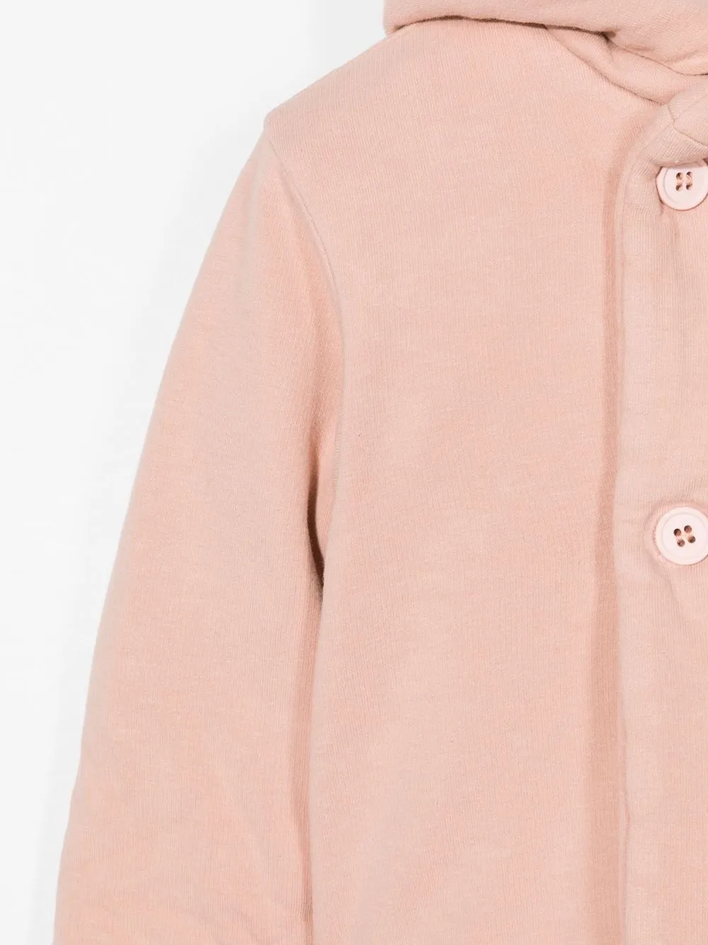  Teddy & Minou Doppelreihige Kapuzenjacke   Rosa 