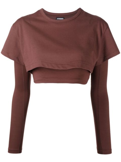 Jacquemus Le Double T-shirt layered top Women