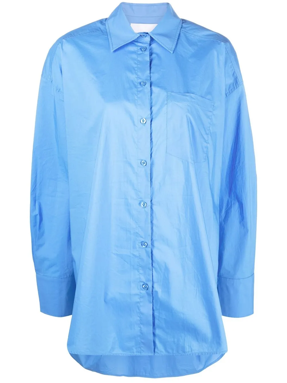 

REMAIN long-sleeve organic-cotton shirt - Blue