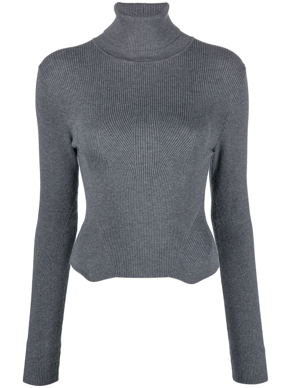 

REMAIN roll-neck ribbed-knit jumper - Grey