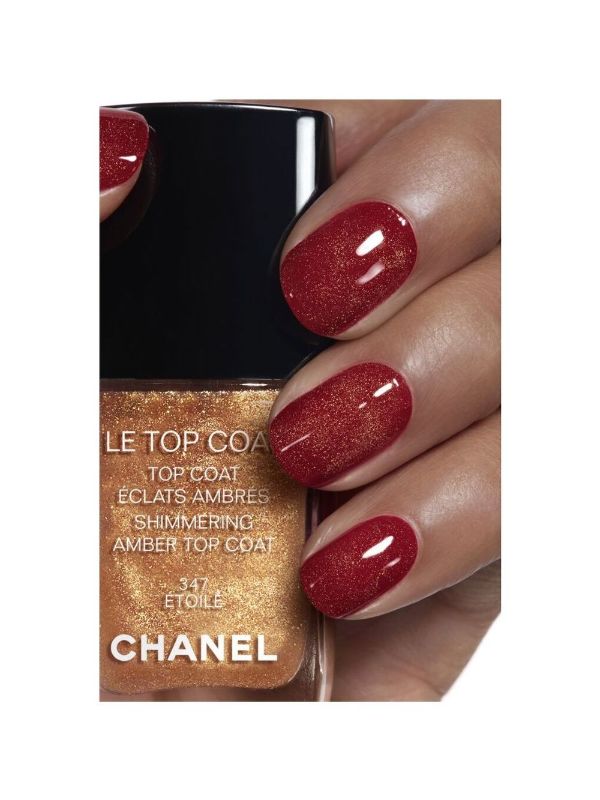 CHANEL LE TOP Shimmering Amber Top Coat - Farfetch