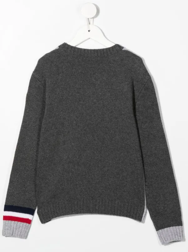 Moncler crew neck jumper best sale