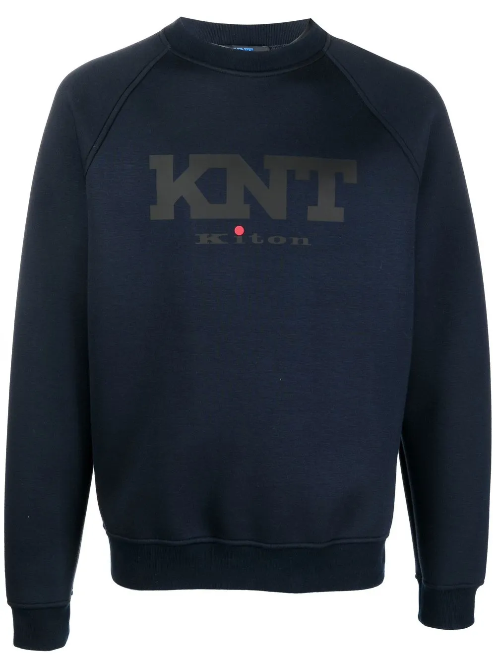 

Kiton sudadera manga larga con logo estampado - Azul