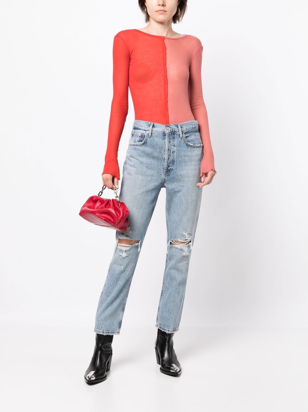 AGOLDE Cropped jeans - Blauw