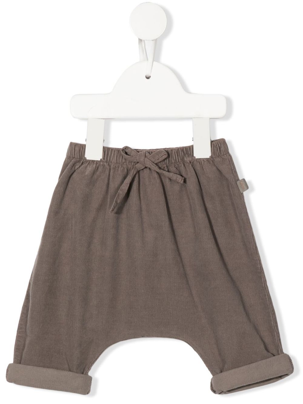 

TEDDY & MINOU drawstring cropped trousers - Grey