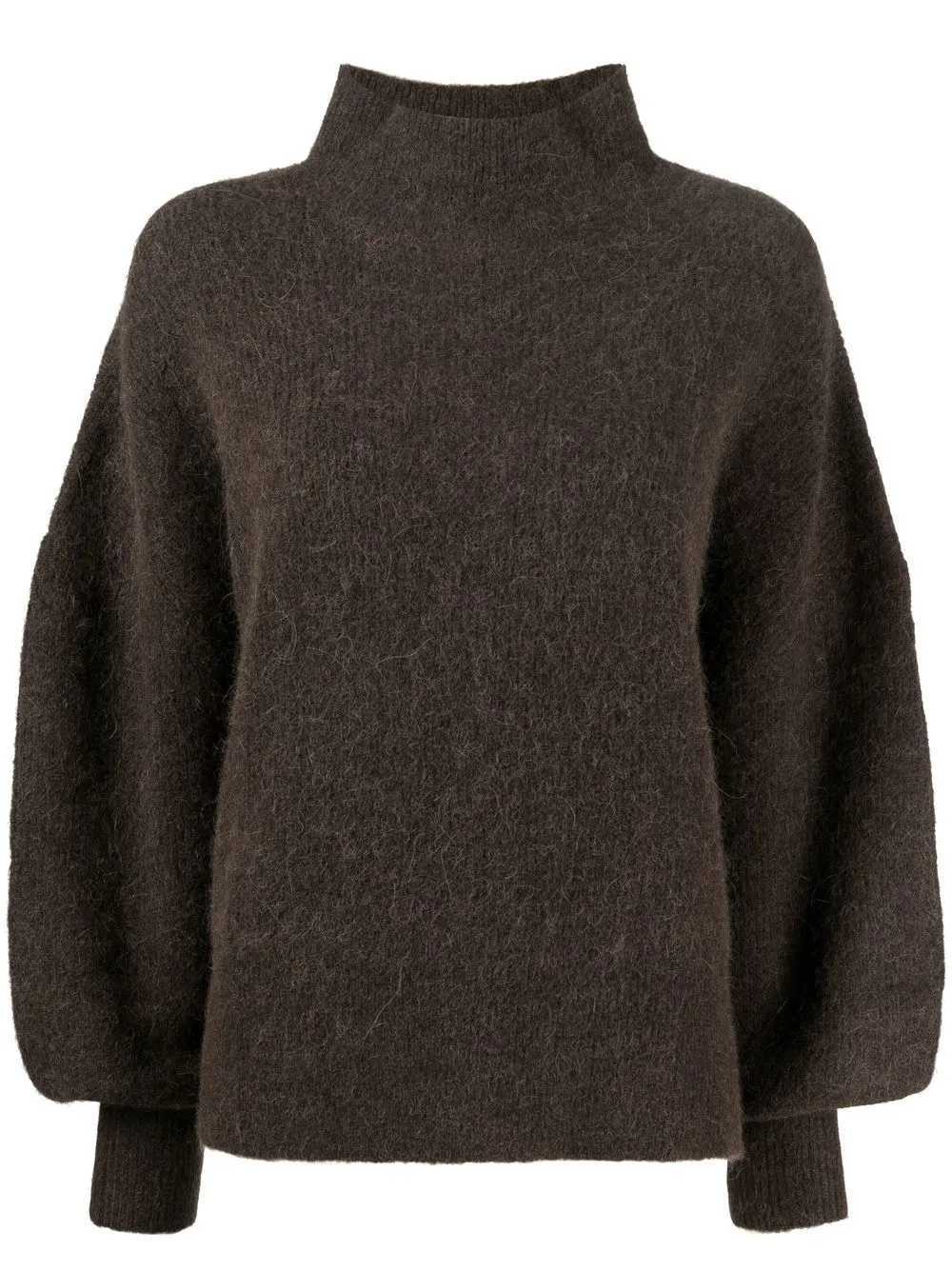 

Won Hundred chunky-knit funnel-neck jumper - Brown