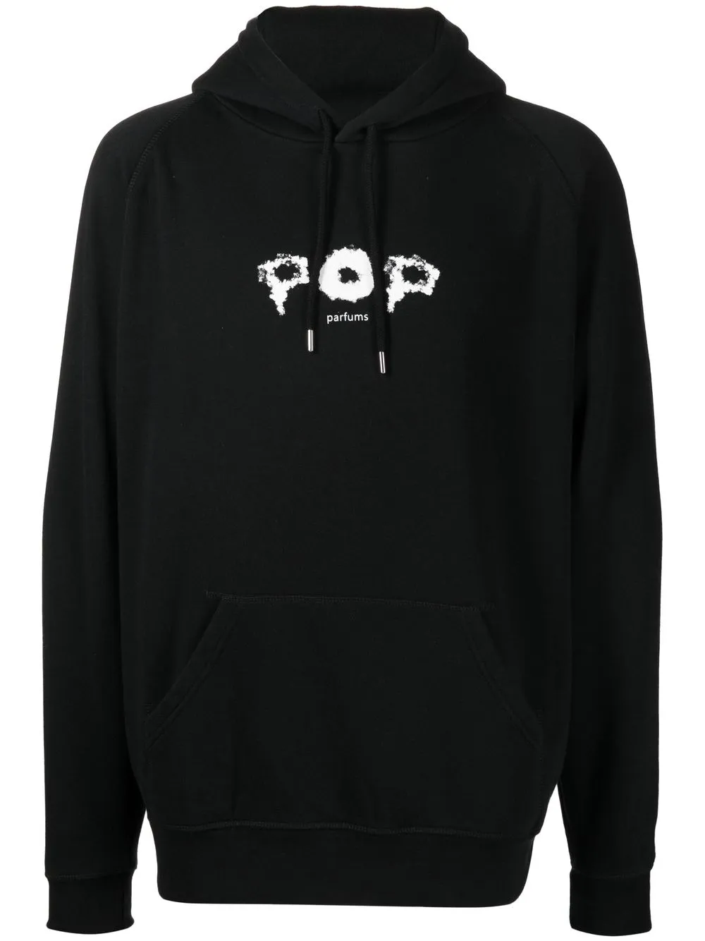 

Pop Trading Company logo-print drawstring hoodie - Black