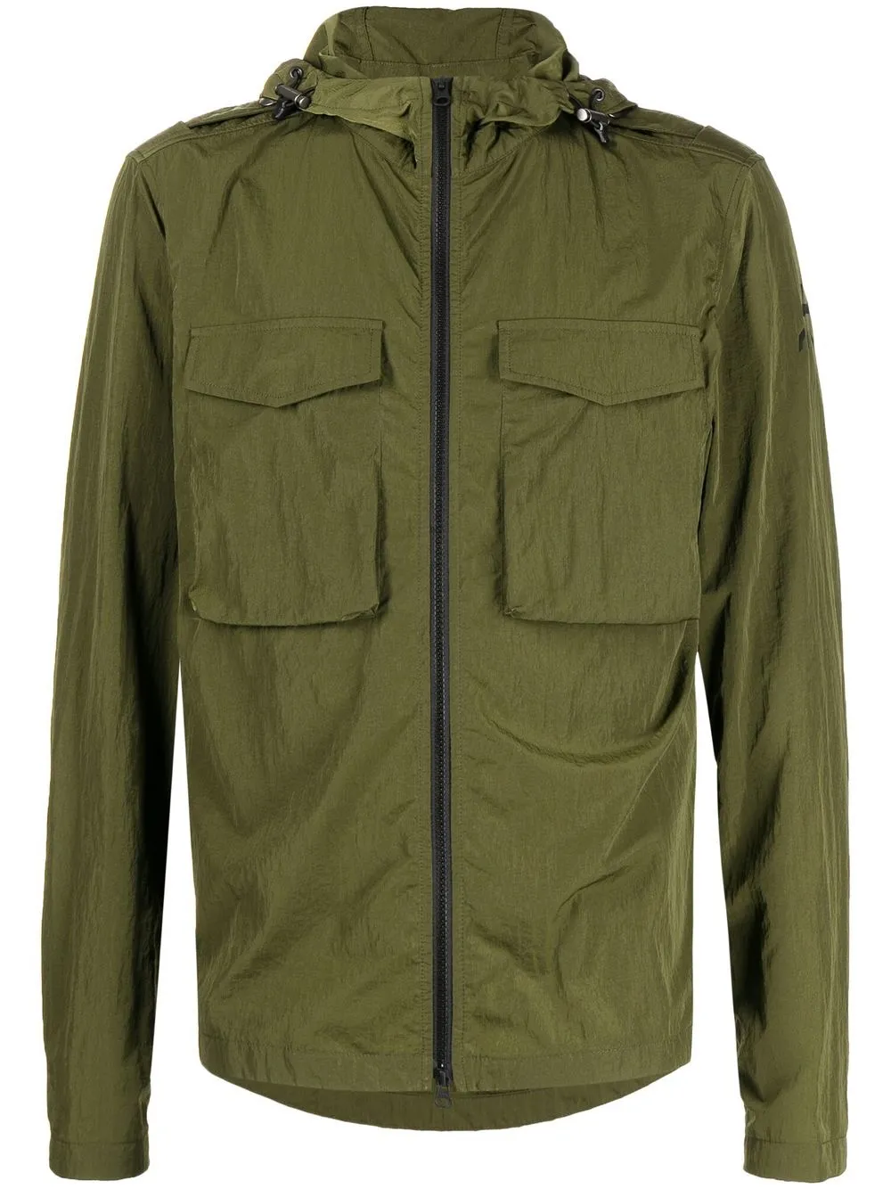 

Premiata zip-up hooded jacket - Green