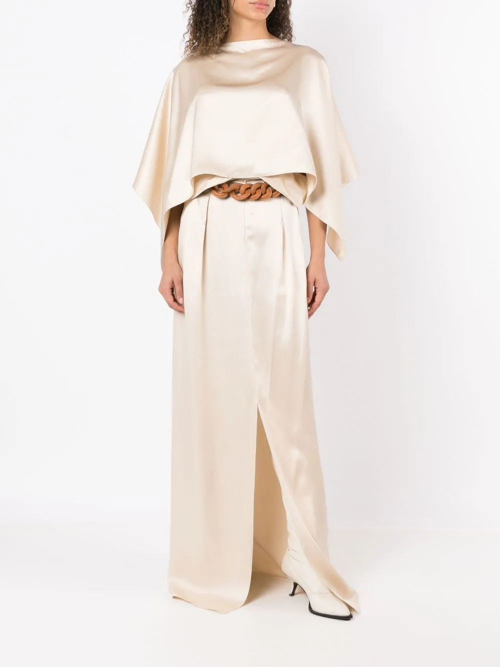 Ferragamo belted organza dress | Evening Dresses | Image 2